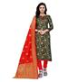 Picture of Fine Green Straight Cut Salwar Kameez