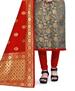 Picture of Charming Grey Straight Cut Salwar Kameez