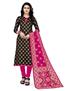 Picture of Splendid Black Straight Cut Salwar Kameez