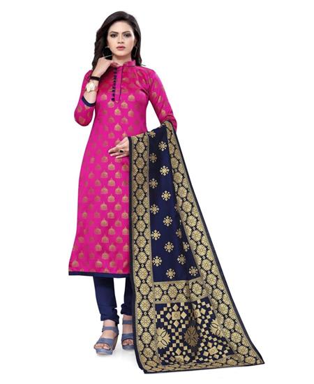 Picture of Excellent Pink Straight Cut Salwar Kameez