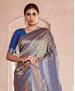 Picture of Fine Blue Designer Saree