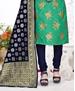 Picture of Grand Green Cotton Salwar Kameez