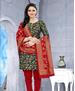 Picture of Comely Black Cotton Salwar Kameez