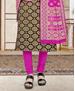 Picture of Bewitching Black Cotton Salwar Kameez