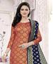 Picture of Fine Red Cotton Salwar Kameez