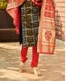 Picture of Sightly Black Cotton Salwar Kameez