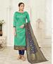 Picture of Taking Sea Green Cotton Salwar Kameez