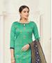 Picture of Taking Sea Green Cotton Salwar Kameez