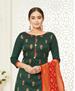 Picture of Pretty Green Cotton Salwar Kameez