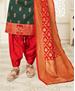 Picture of Pretty Green Cotton Salwar Kameez