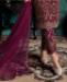 Picture of Alluring Violet Straight Cut Salwar Kameez