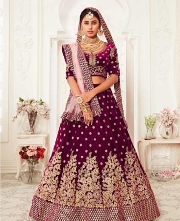 Picture of Amazing Purple Lehenga Choli