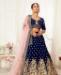 Picture of Beautiful Navy Blue Lehenga Choli