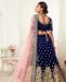 Picture of Beautiful Navy Blue Lehenga Choli