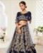 Picture of Appealing Navy Blue Lehenga Choli