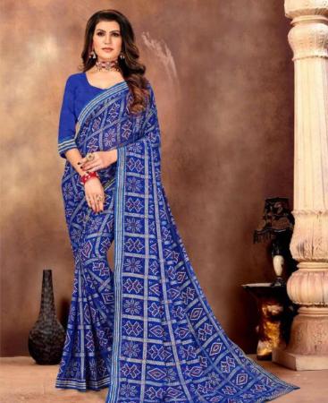 Picture of Beauteous Blue Casual Saree