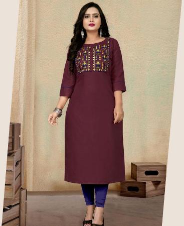 Picture of Taking Maroon Kurtis & Tunic