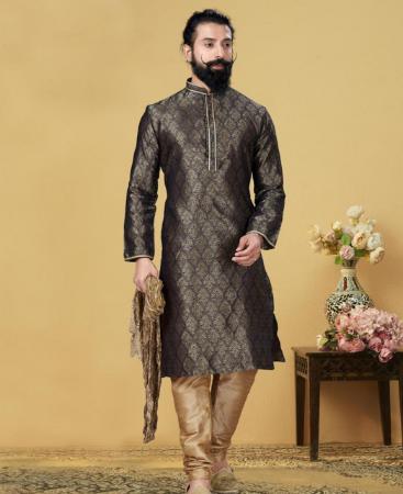 Picture of Admirable Black Kurtas