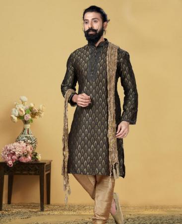 Picture of Magnificent Black Kurtas