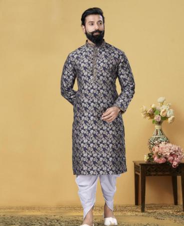 Picture of Superb Navy Blue Kurtas