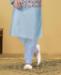 Picture of Well Formed Sky Blue Kurtas