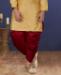 Picture of Charming Golden Kids Kurta Pyjama