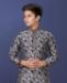 Picture of Stunning Navy Blue Kids Kurta Pyjama