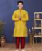 Picture of Radiant Yellow Kids Kurta Pyjama