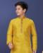 Picture of Radiant Yellow Kids Kurta Pyjama