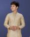 Picture of Delightful Beige Kids Kurta Pyjama