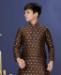 Picture of Charming Coffee Kids Kurta Pyjama