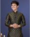 Picture of Lovely Black Kids Kurta Pyjama