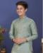 Picture of Bewitching Aqua Blue Kids Kurta Pyjama