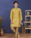 Picture of Splendid Yellow Kids Kurta Pyjama