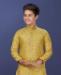 Picture of Splendid Yellow Kids Kurta Pyjama