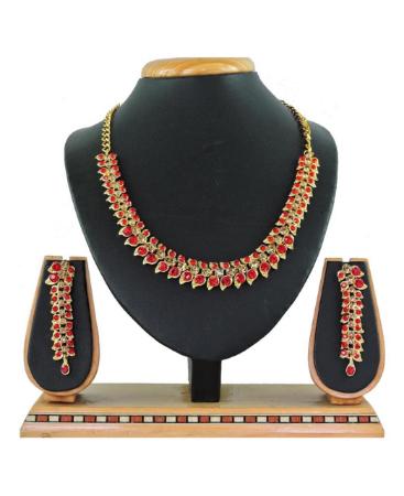 Picture of Delightful Red Necklace Set