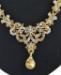 Picture of Well Formed Gold+white Necklace Set