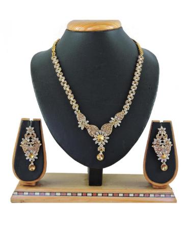 Picture of Ideal Gold+white Necklace Set