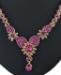 Picture of Superb Rani Pink Necklace Set