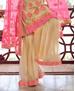 Picture of Exquisite Beige Straight Cut Salwar Kameez