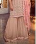 Picture of Fine Peach Straight Cut Salwar Kameez