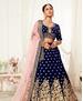 Picture of Beautiful Navy Blue Lehenga Choli