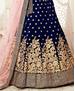 Picture of Beautiful Navy Blue Lehenga Choli