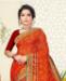 Picture of Fine Orange Casual Saree