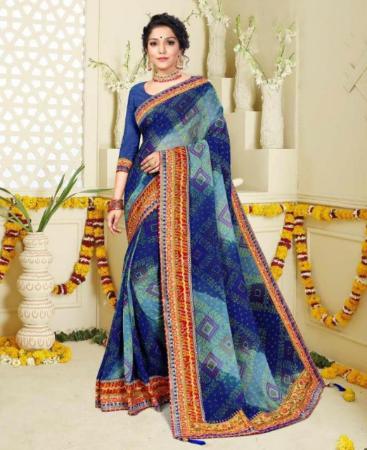 Picture of Beautiful Multi Casual Saree