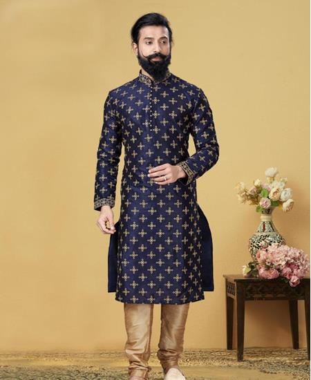 Picture of Beautiful Navy Blue Kurtas