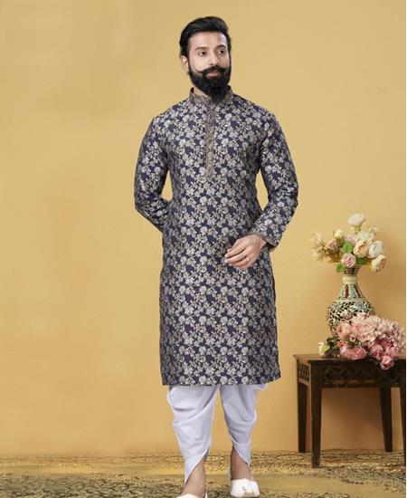 Picture of Superb Navy Blue Kurtas