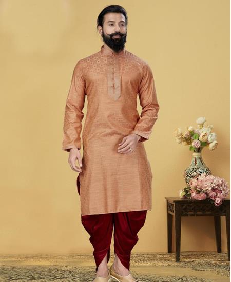 Picture of Shapely Peach Kurtas