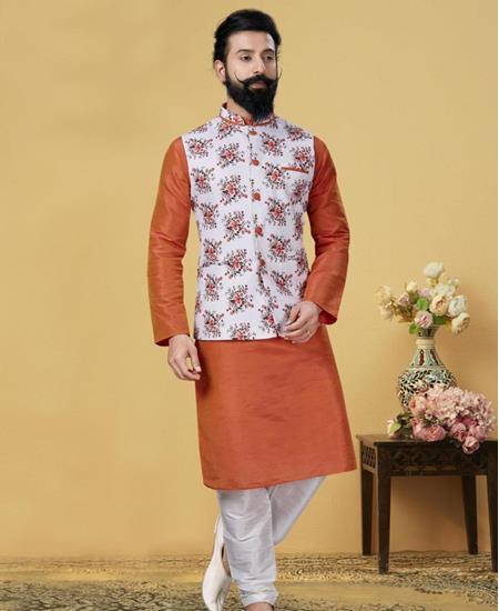 Picture of Exquisite Orange Kurtas