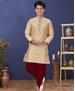 Picture of Admirable Cream Kids Kurta Pyjama